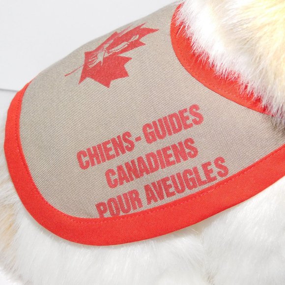 Canadian Guide Dogs for The Blind Plush Stuffed bilingual English French - Picture 7 of 8